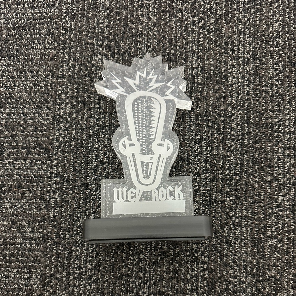 Vintage “We Rock”Trophy